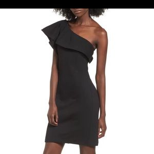 Leith ruffle cocktail dress